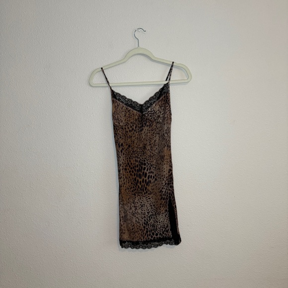 Motel Rocks Leopard Print Mini Dress - Picture 1 of 4